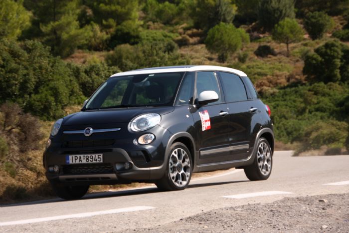 Το Fiat 500L Trekking 1,6 MJet κινείται με 124 χλμ/ώρα και 6 λτ./100 χλμ.
